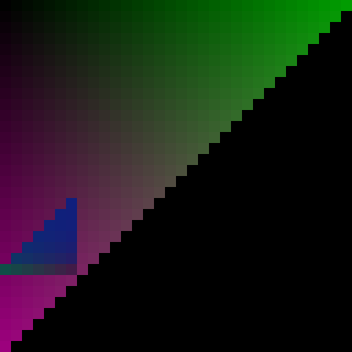 Hey it's two shaded triangles